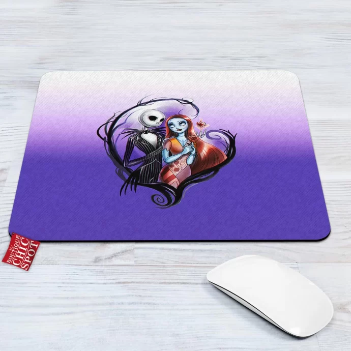 Jack And Sally Mouse Pad