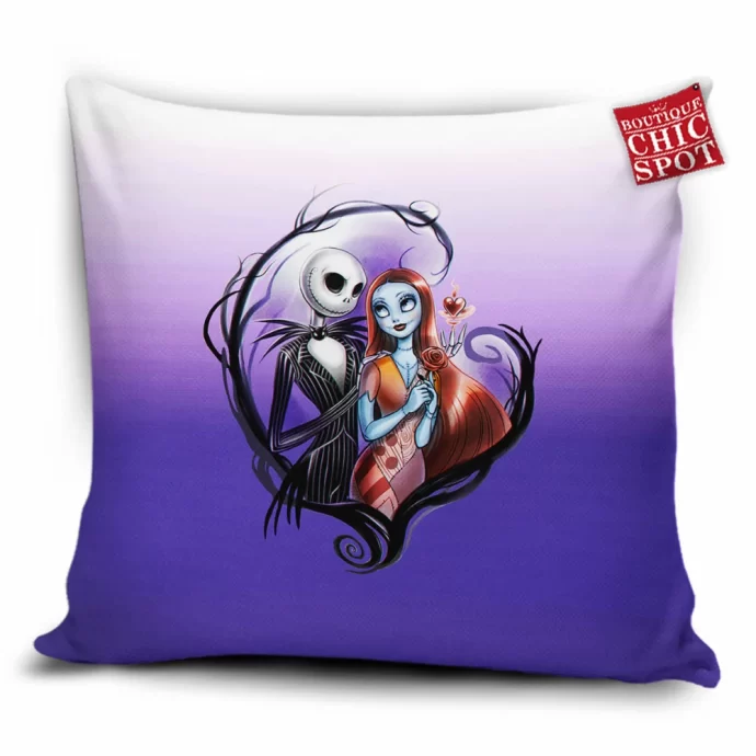 Jack And Sally Pillow Cover