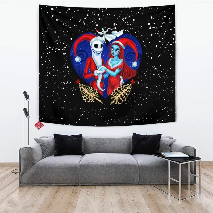 Jack And Sally Tapestry