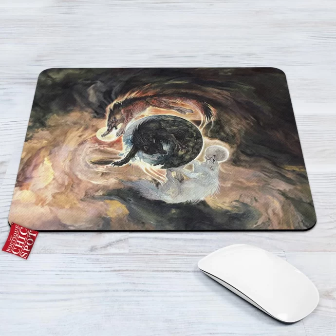 Ragnarok Wolf Mouse Pad