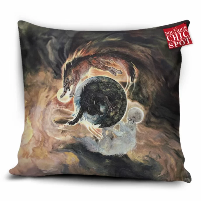 Ragnarok Wolf Pillow Cover