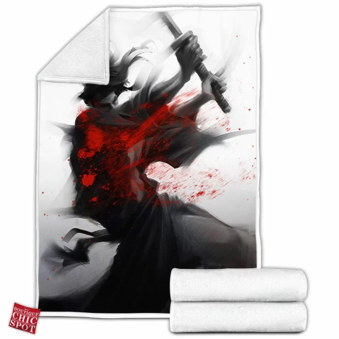 Slasher Samurai Fleece Blanket