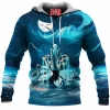 Abstract Fleece-Hoodie