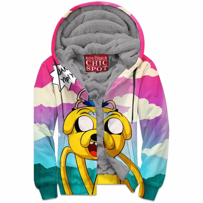 Adventure Time Zip Fleece Hoodie