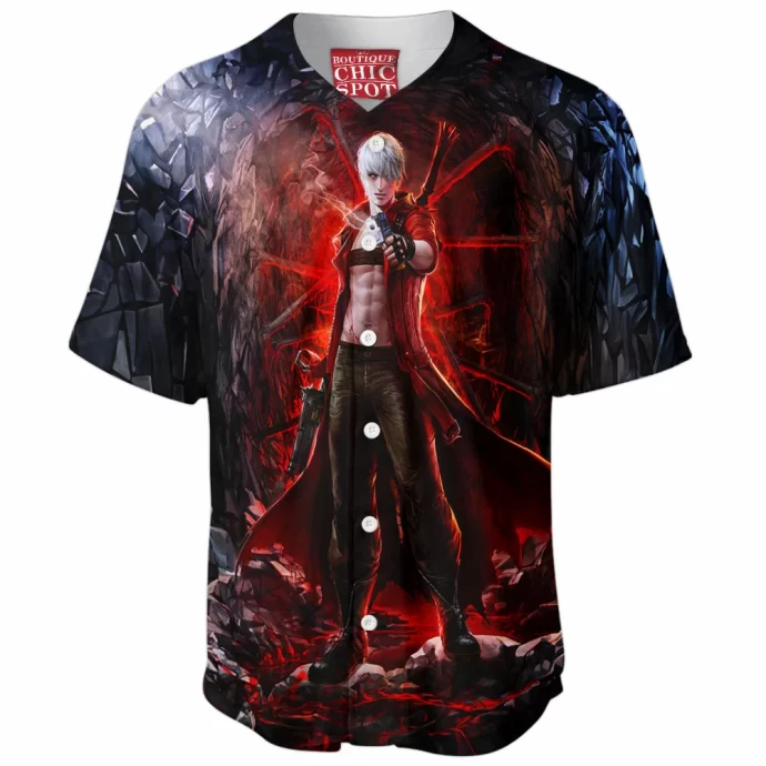 Dante Devil May Cry Baseball Jersey