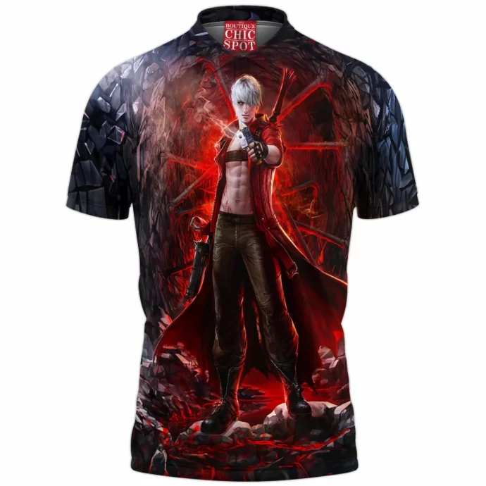 Dante Devil May Cry Polo Shirt