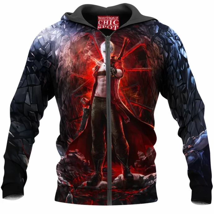 Dante Devil May Cry Zip Hoodie