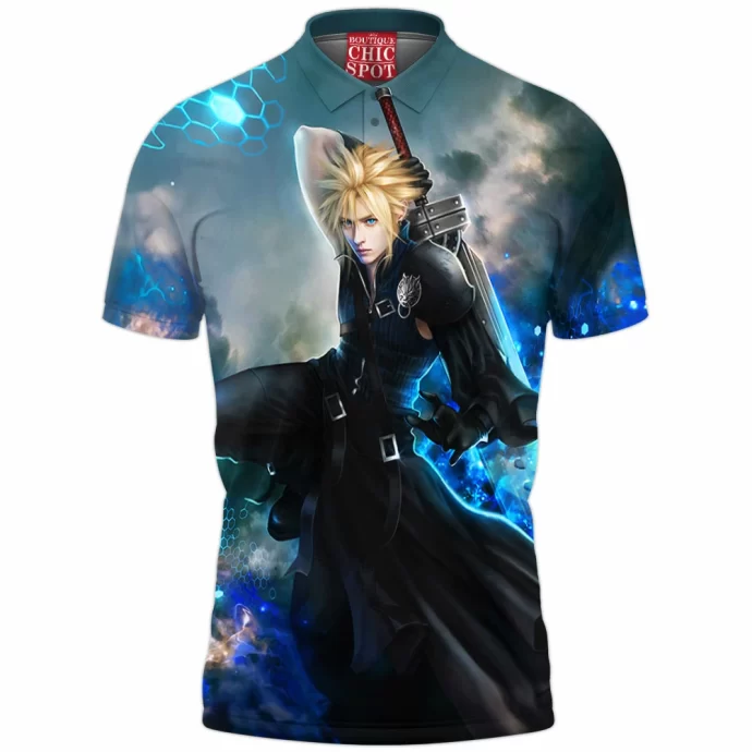 Cloud Strife Polo Shirt