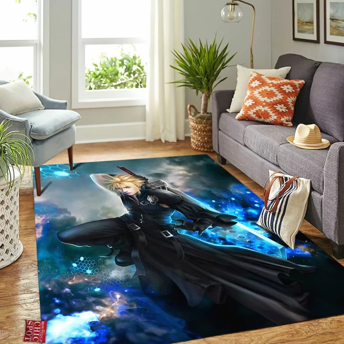 Cloud Strife Rectangle Rug