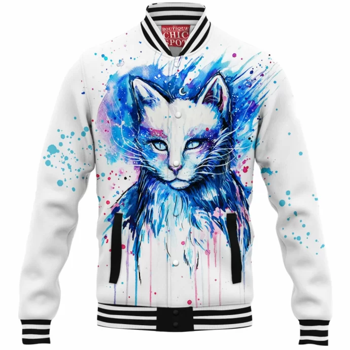 Space Cat Baseball Jacket