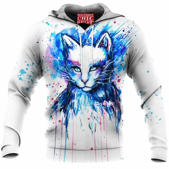 Space Cat Fleece Hoodie