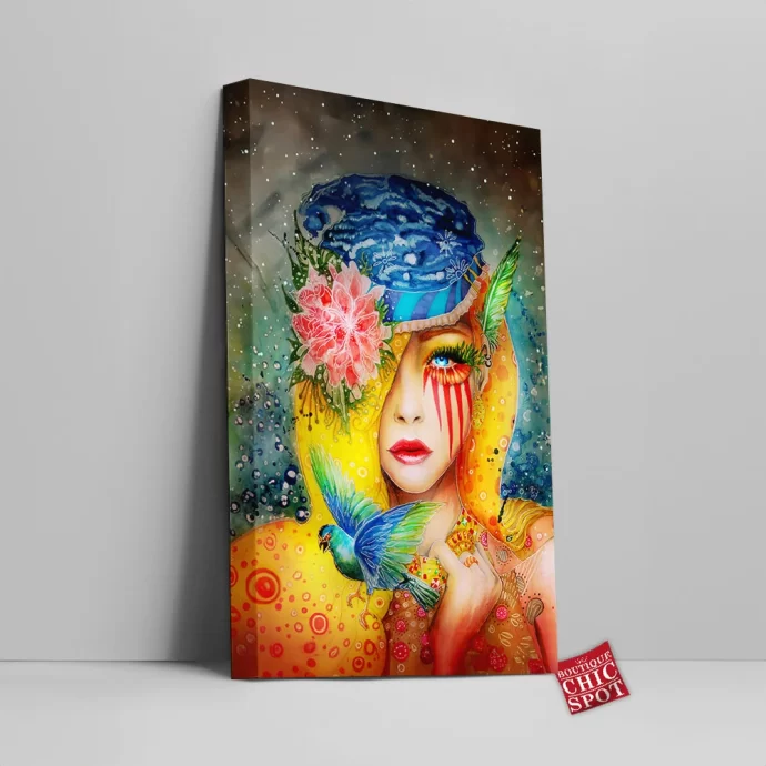 Greed Canvas Wall Art