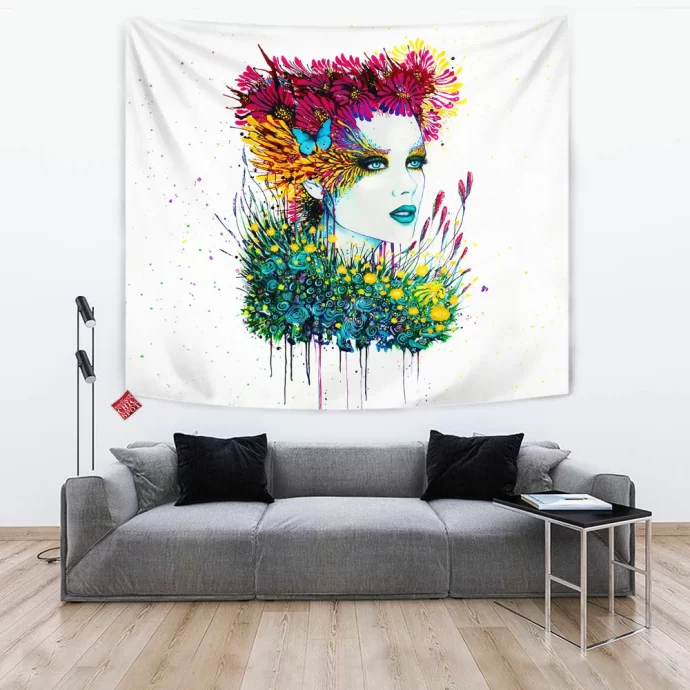 Lady Bouquet Tapestry