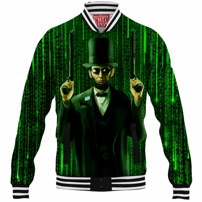 Abe Lincoln Reloaded Baseball Jacket