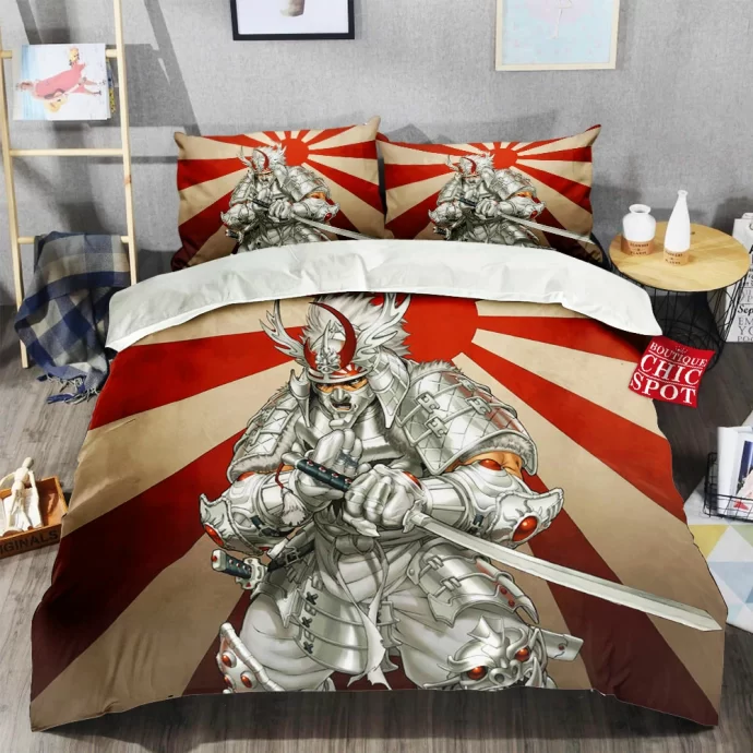 Ultimate Silver Samurai Bedding Set