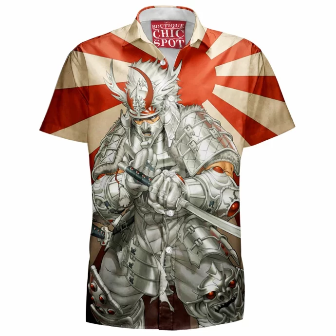 Ultimate Silver Samurai Hawaiian Shirt