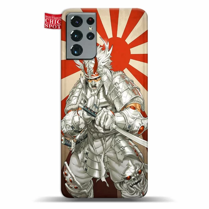 Ultimate Silver Samurai Phone Case Samsung