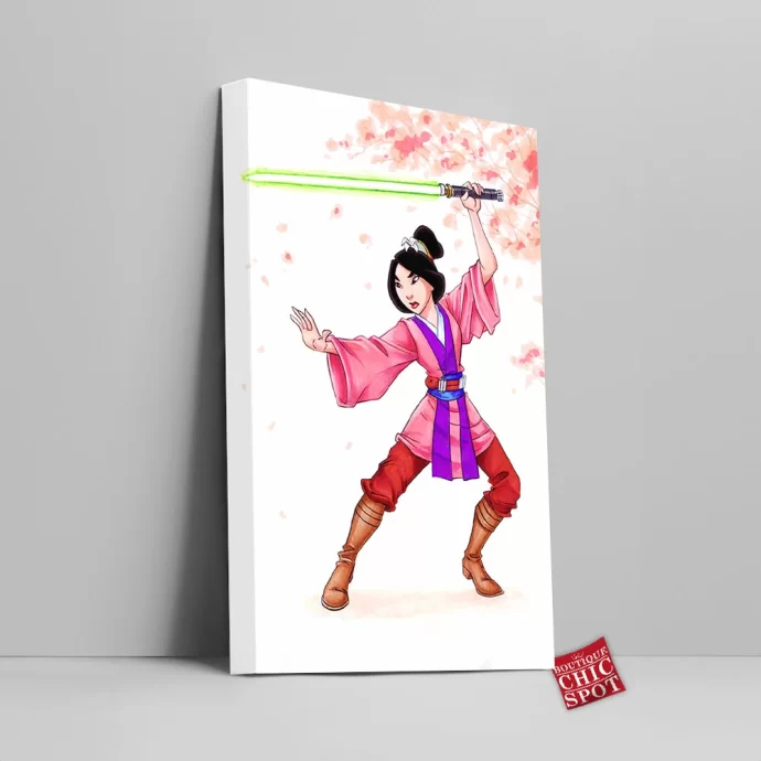 Jedi Mulan Canvas Wall Art