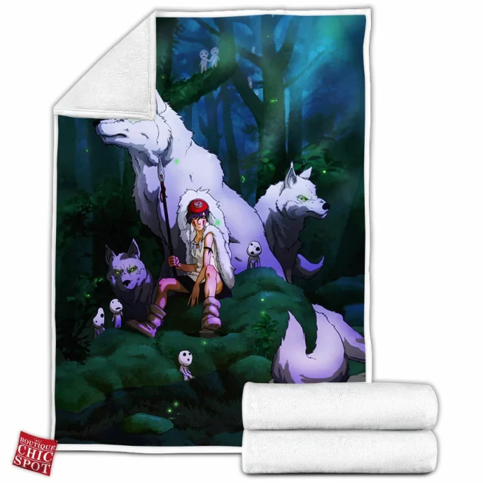 Princess Mononoke Fleece Blanket