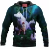 Anime Hoodie, Mononoke Hime Hoodie, Princess Mononoke Hoodie, Ghibli Hoodie