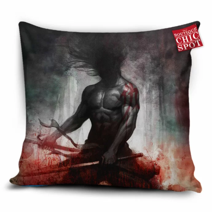 Spirit Vengeance Samurai Pillow Cover