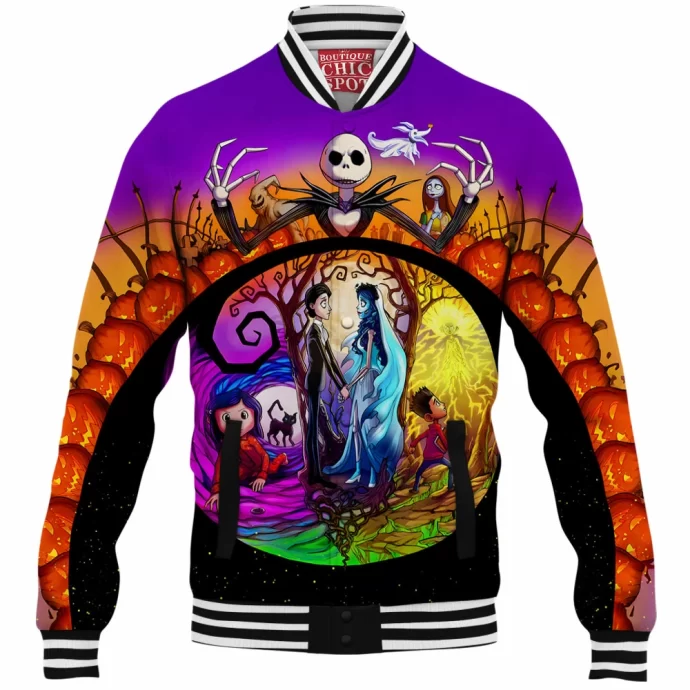 Nightmares Before Christmas Baseball Jacket