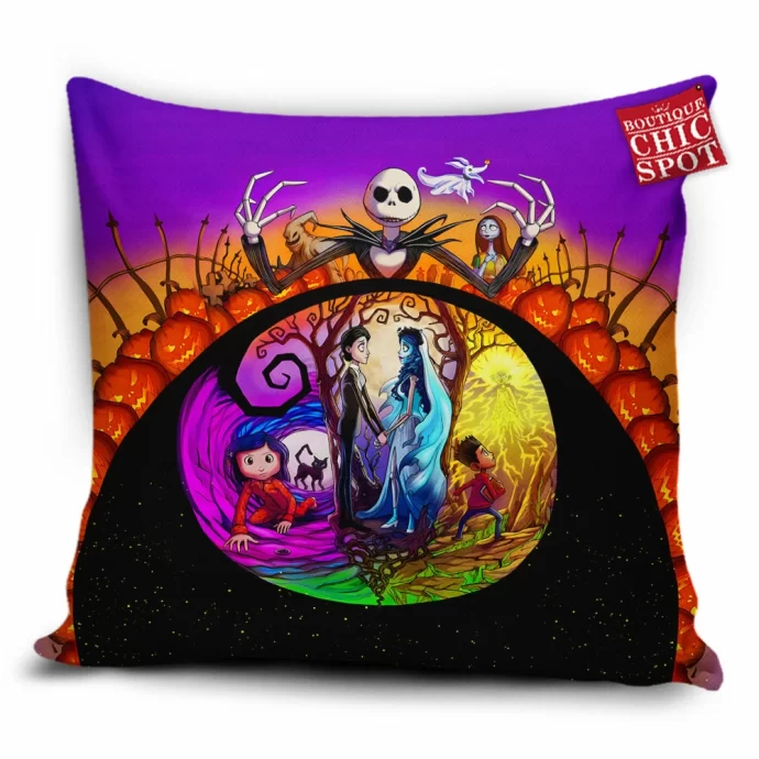 Nightmares Before Christmas Pillow Cover