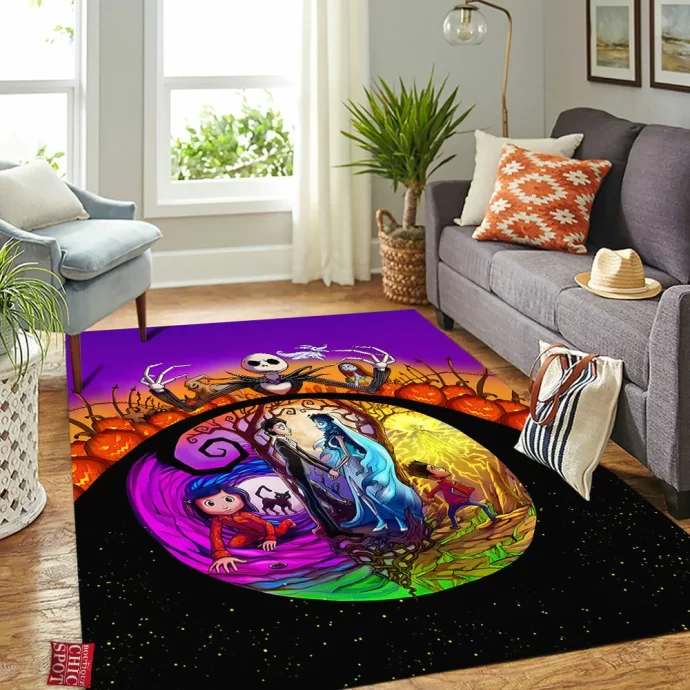 Nightmares Before Christmas Rectangle Rug