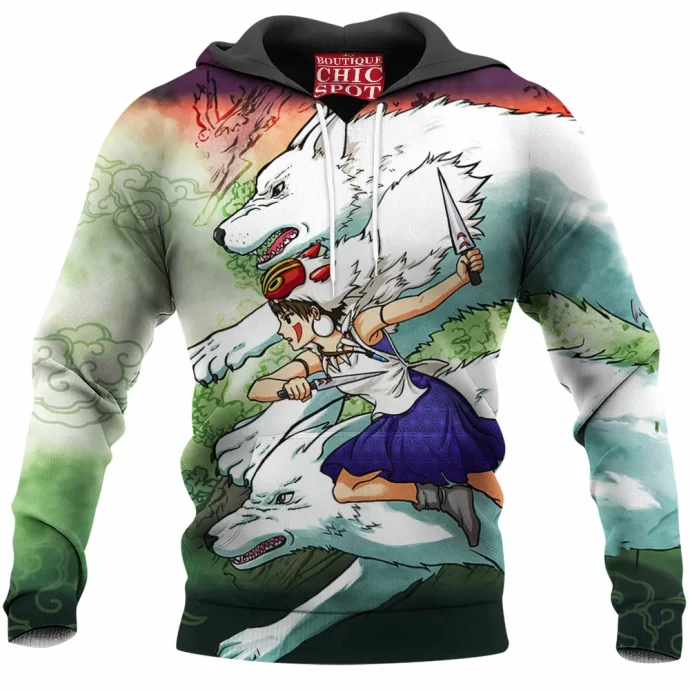 Ghibli Mononoke Hime Hoodie