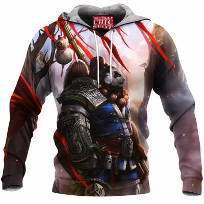 Warcraft Fleece-Hoodie, Game Fleece-Hoodie, Pandaren Fleece-Hoodie, Dota Fleece-Hoodie