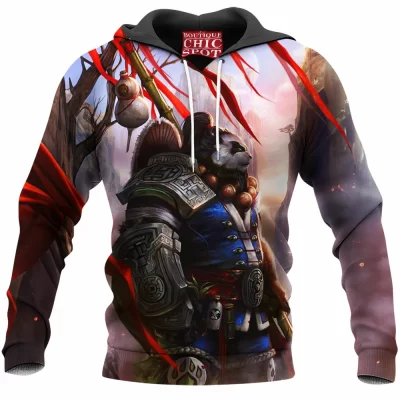 Warcraft Hoodie, Game Hoodie, Pandaren Hoodie, Dota Hoodie