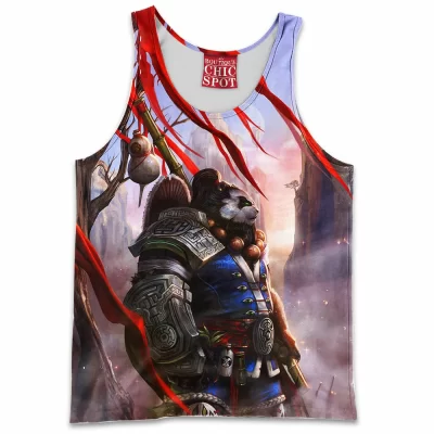 Warcraft Tank-Top, Game Tank-Top, Pandaren Tank-Top, Dota Tank-Top