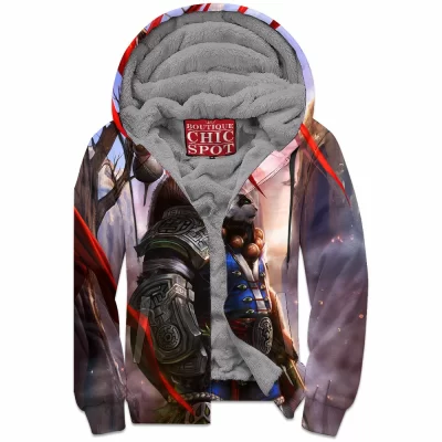 Warcraft Zip-Fleece-Hoodie, Game Zip-Fleece-Hoodie, Pandaren Zip-Fleece-Hoodie, Dota Zip-Fleece-Hoodie