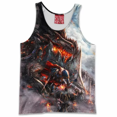 Deathwing Tank-Top, Game Tank-Top, Dota Tank-Top, Warcraft Tank-Top