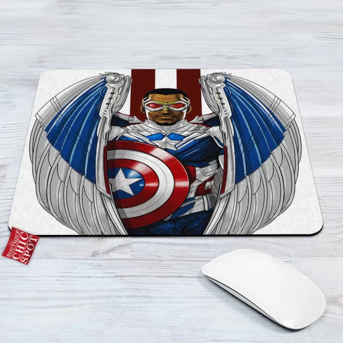 Captain America Falcon Mouse Pad