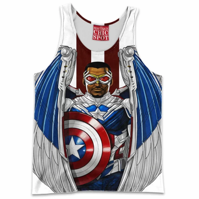 Captain America Falcon Tank Top