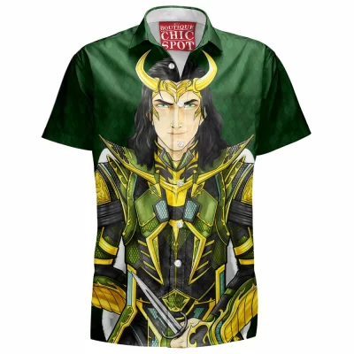 Comic Hawaiian-Shirt, Loki Hawaiian-Shirt