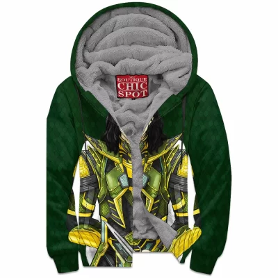 Comic Zip-Fleece-Hoodie, Loki Zip-Fleece-Hoodie