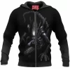 Alien Zip-Hoodie, Horror Zip-Hoodie, Sci-Fi Zip-Hoodie