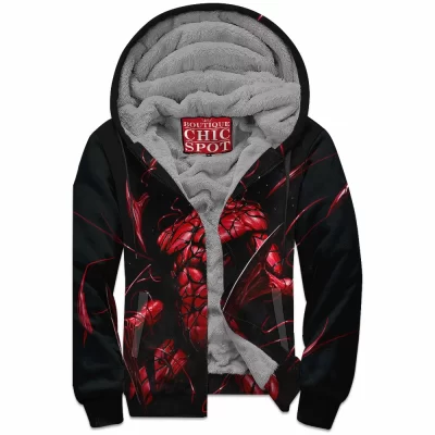 Carnage Zip-Fleece-Hoodie, Comic Zip-Fleece-Hoodie