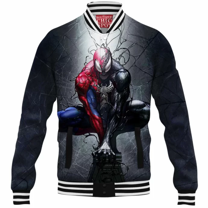 Symbiote Spider-man Baseball Jacket