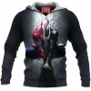 Comic Fleece-Hoodie, Spider-man Fleece-Hoodie, Symbiote Fleece-Hoodie
