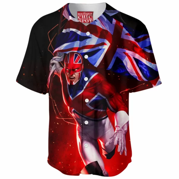 Captain Britain Baseball Jersey