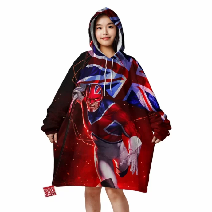 Captain Britain Blanket Hoodie