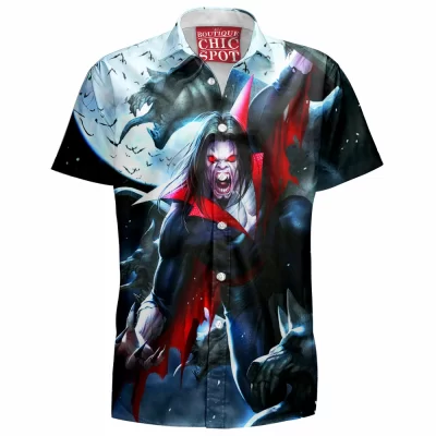 Morbius Hawaiian-Shirt, Vampire Hawaiian-Shirt, Comic Hawaiian-Shirt