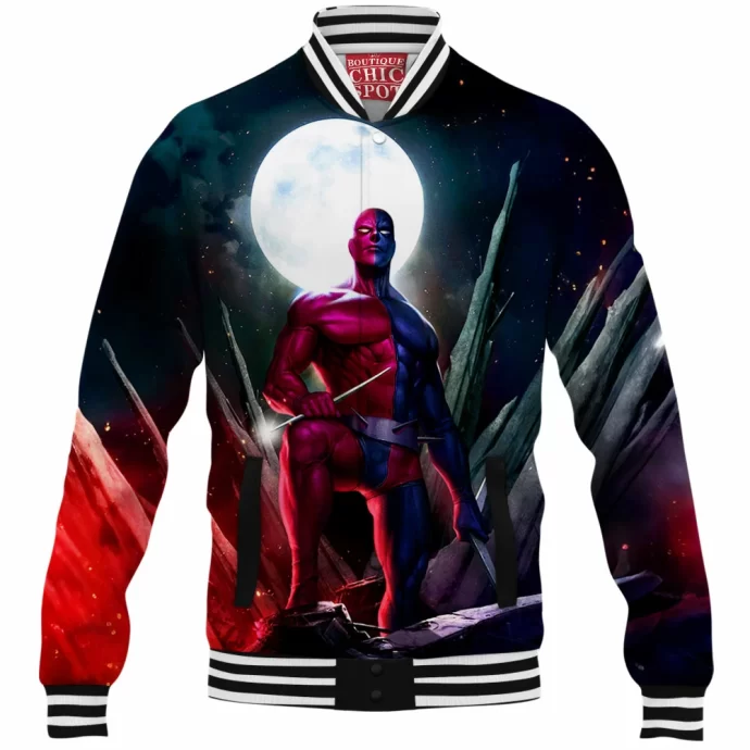 Death Defying 'devil Baseball Jacket