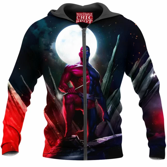 Death Defying 'devil Zip Hoodie