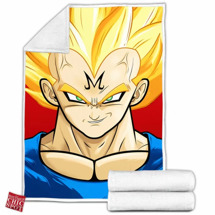 Vegeta Super Saiyan Fleece Blanket