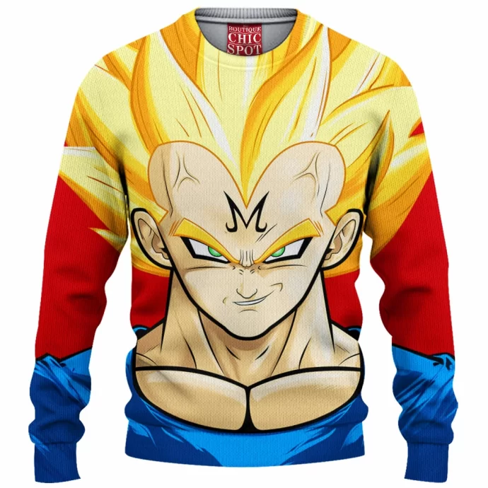 Vegeta Super Saiyan Knitted Sweater