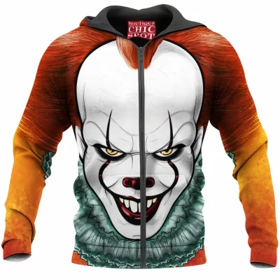 Horror Zip-Hoodie, Pennywise Zip-Hoodie